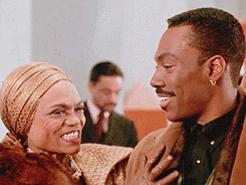 Eartha Kitt And Eddie Murphy Boomerang GIF