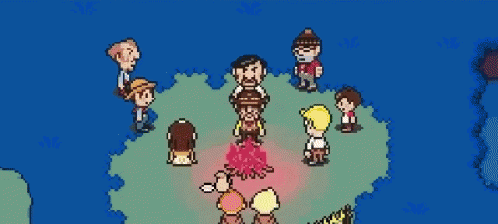 Earthbound Mother 3 Campfire GIF