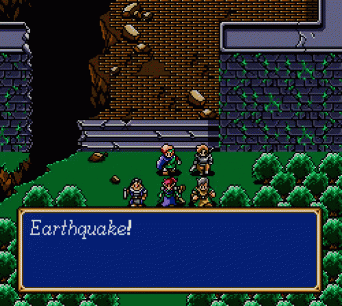 Earthquake Warning Video Game Screen GIF