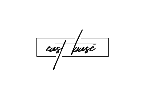 East Base Logo Black and White