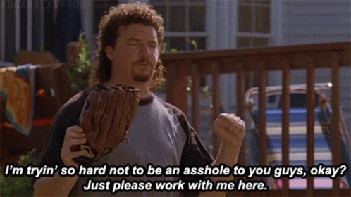 Eastbound And Down Danny Mcbride Holding Baseball Glove GIF