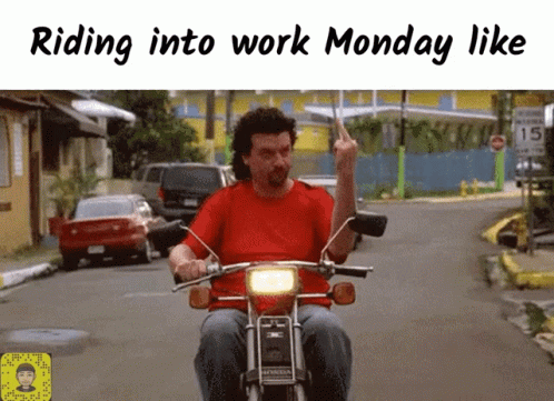 Eastbound And Down Riding Into Work GIF