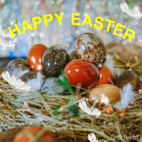 Easter Eggs Good Morning Happy Easter GIF