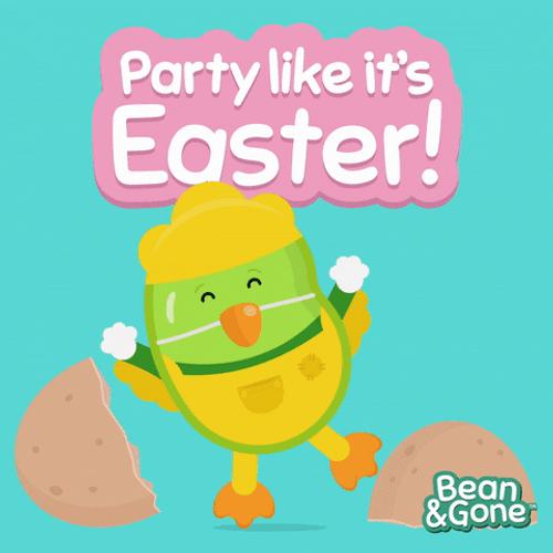 Easter Party Bean&gone GIF