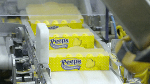 Easter Peeps Production GIF