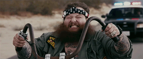 Easy Rider Making Silly Face GIF