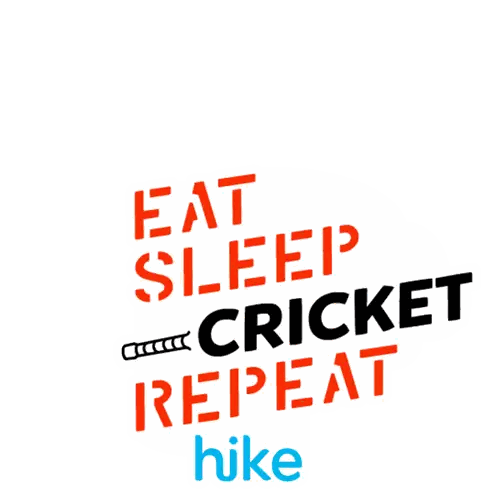 Eat Sleep Cricket Repeat Poster