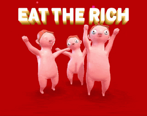 Eat The Rich Three Guy Dancing GIF