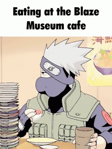 Eating At Blaze Museum Cafe GIF