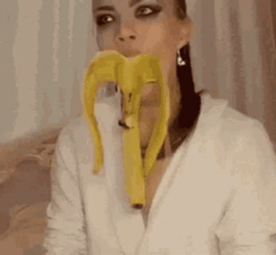 Eating Banana GIF