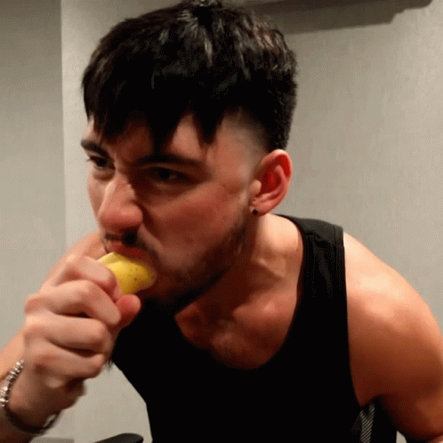 Noah Taitano Eating Banana GIF