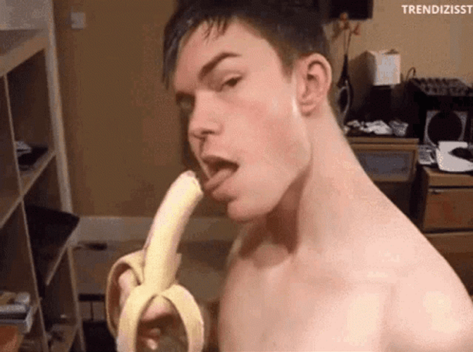 Eating Banana GIF