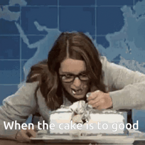 Eating Cake When Cake Is Good GIF