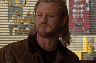 Eating Chris Hemsworth Satisfied GIF