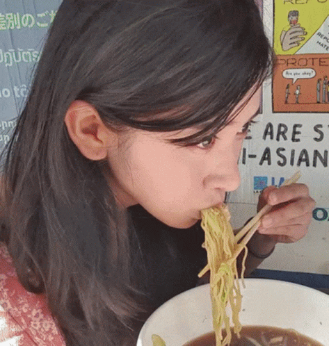 Eating Out Jinnytty Food Vlogger GIF