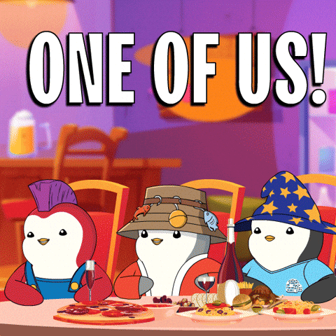 Eating Penguins Welcome To The Club GIF