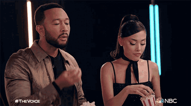 Eating Popcorn John Legend Gif GIF