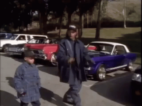 Eazy E Freestyling While Strolling GIF