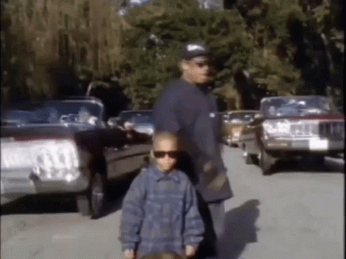 Eazy E Freestyling On The Street GIF