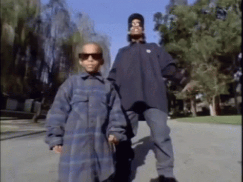 Eazy E Hip Hop Vocal Performance With Kid GIF