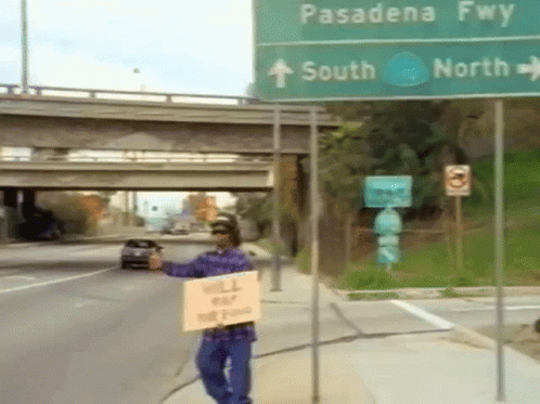 Eazy E Running Man On The Road GIF