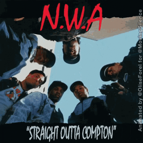 Eazy E Straight Outta Compton Album Cover GIF