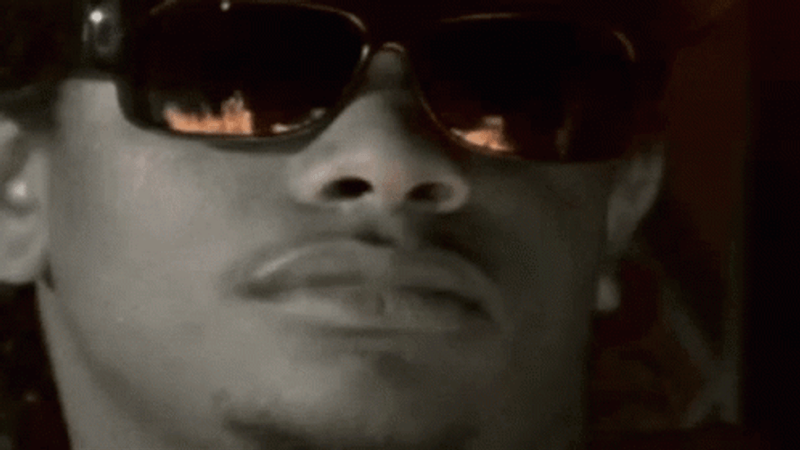 Eazy E Fire Reflection On Sunglasses GIF