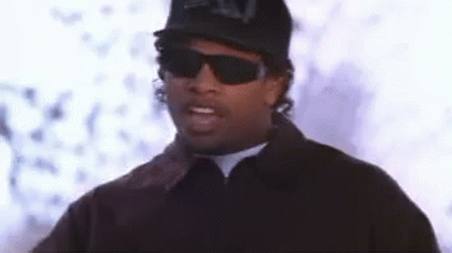 Eazy E  Free Styling While Wearing Dark Shades GIF