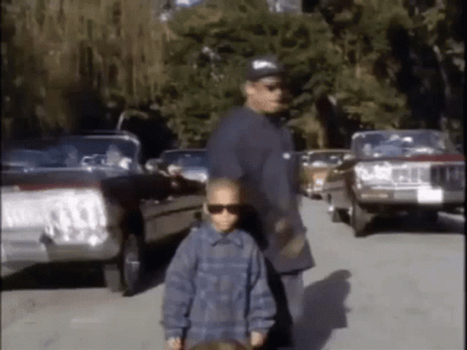 Eazy E Freestyling On The Street GIF