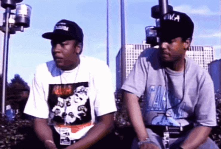 Eazy E Rapper Shadow Boxing GIF