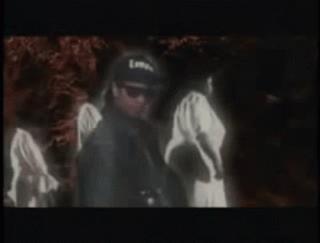 Eazy E Swagging Ghostly Effect GIF