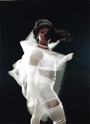 Ebony Girl In Lace GIF