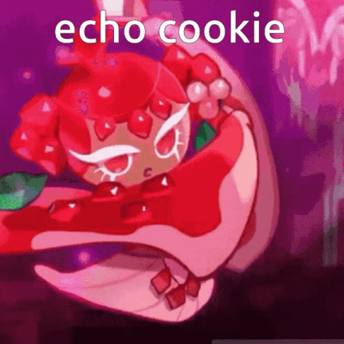 Echo Cookie on Purple Surface