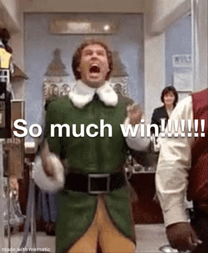 Ecstatic Will Ferrell Winning Meme GIF