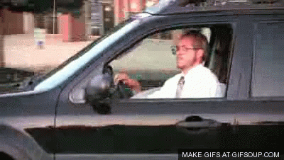 Ed Bassmaster Driving Fast Staring At You GIF