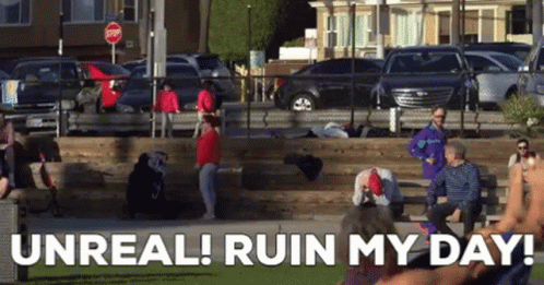 Ed Bassmaster Walks Park Unreal Ruin My Day GIF