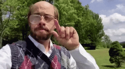 Ed Bassmaster With Glasses Eating Wheat GIF