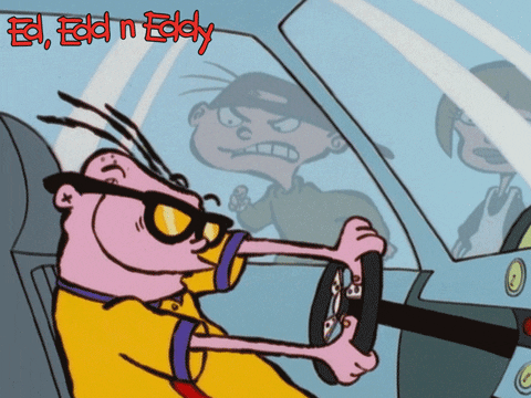 Ed Edd N Eddy Driving GIF