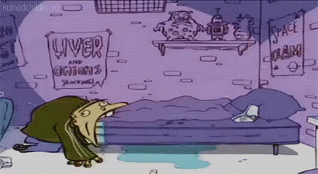 Ed Edd N Eddy Eating Mattress GIF