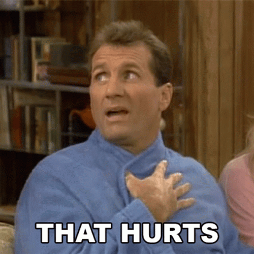 Ed O'Neill Hurt And Offended GIF
