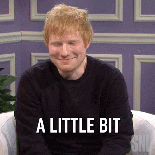 Ed Sheeran Just A Little GIF