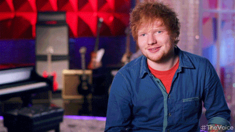 Ed Sheeran Theatrical Snap GIF