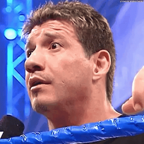 Eddie Guerrero Dumbfounded Wide Eyes GIF