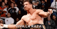 Eddie Guerrero Flexing Muscle Viva La Raza GIF