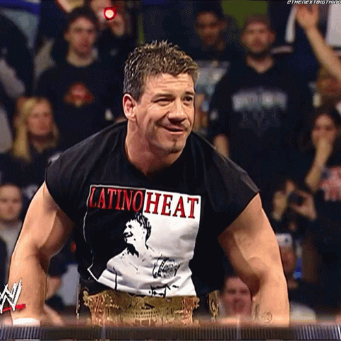 Eddie Guerrero Teasing Crowd Rallying GIF