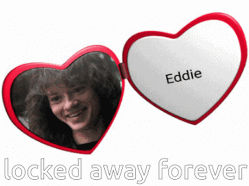 Eddie Munson Locket Locked Away GIF
