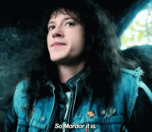 Eddie Munson Mordor It Is GIF