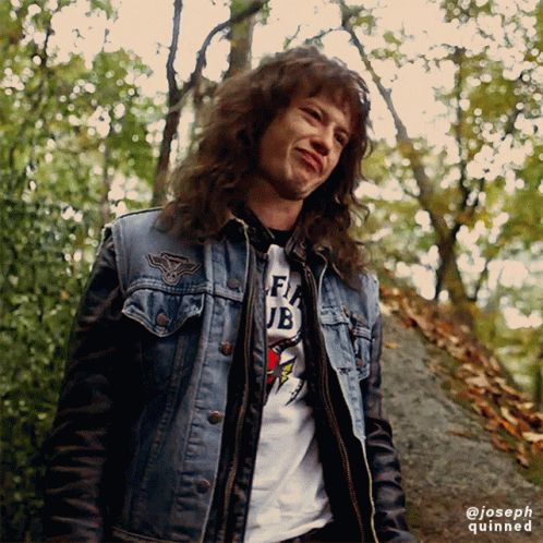 Eddie Munson Winking Eye GIF