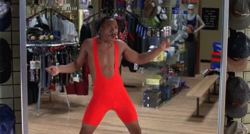 Eddie Murphy Gym Body Nutty Professor GIF