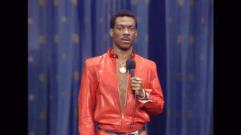 Eddie Murphy Disbelief Reaction Finger Gun GIF